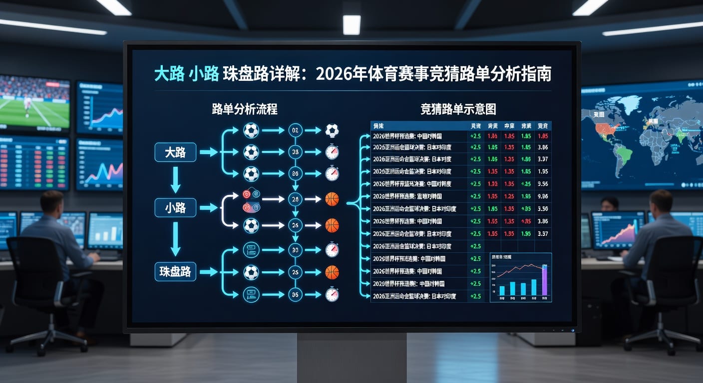 大路小路珠盘路：足球战术与投注深度解析（2026年世界杯投注网）