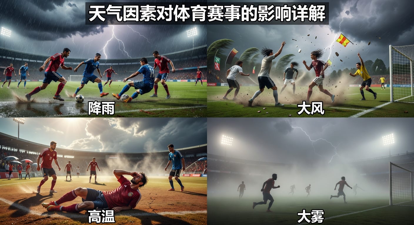 天气因素 Weather Factors：解析风雨雷电如何影响体育赛事与博彩策略